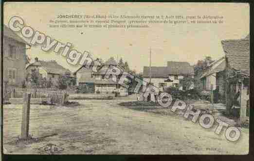 Ville de JONCHEREY Carte postale ancienne